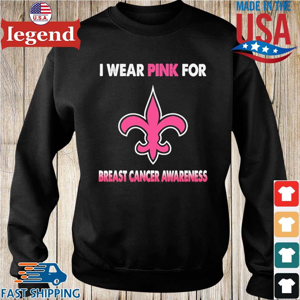 Breast Cancer Saints Nola New Orleans Football Pink
