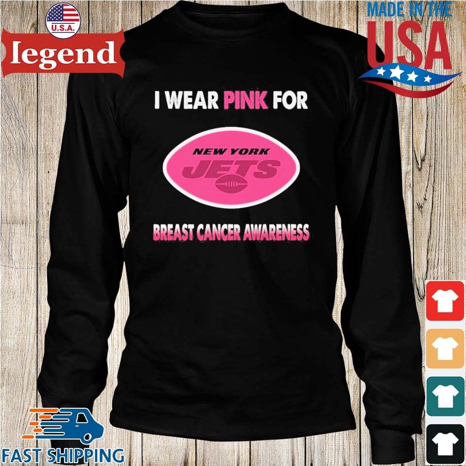 New York Jets I Wear Pink For Breast Cancer Awareness Shirt