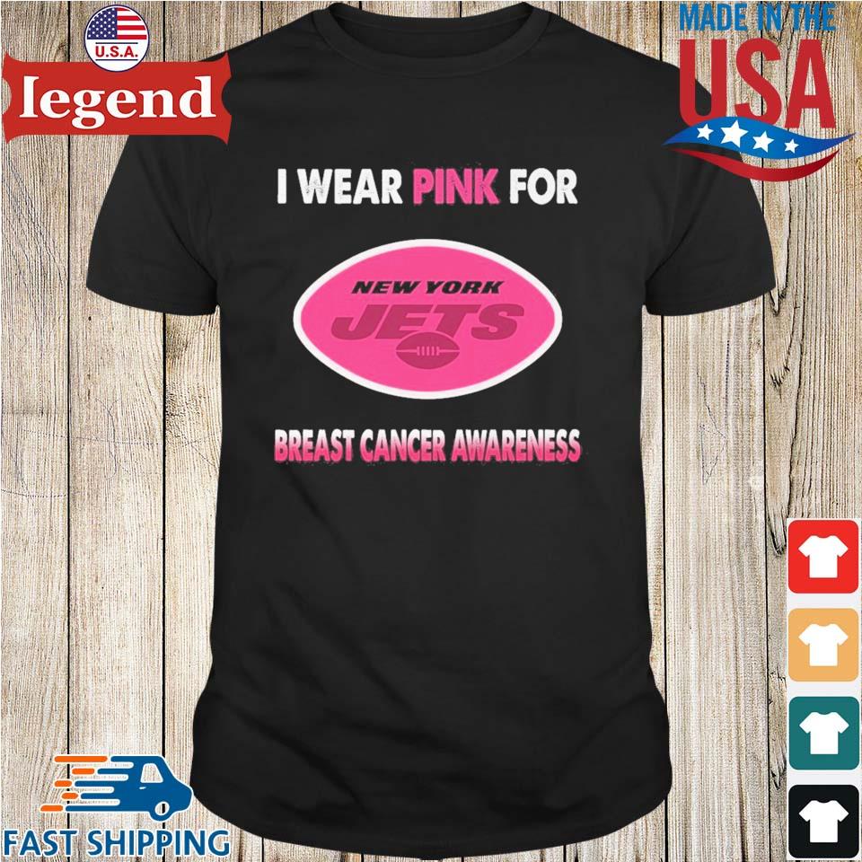 New York Jets I Wear Pink For Breast Cancer Awareness 2023 T-shirt