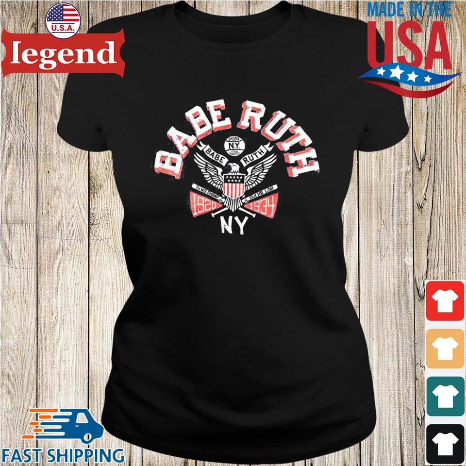Babe Ruth 1920-1934 NY Navy Sweatshirt 4XL / Heather Navy