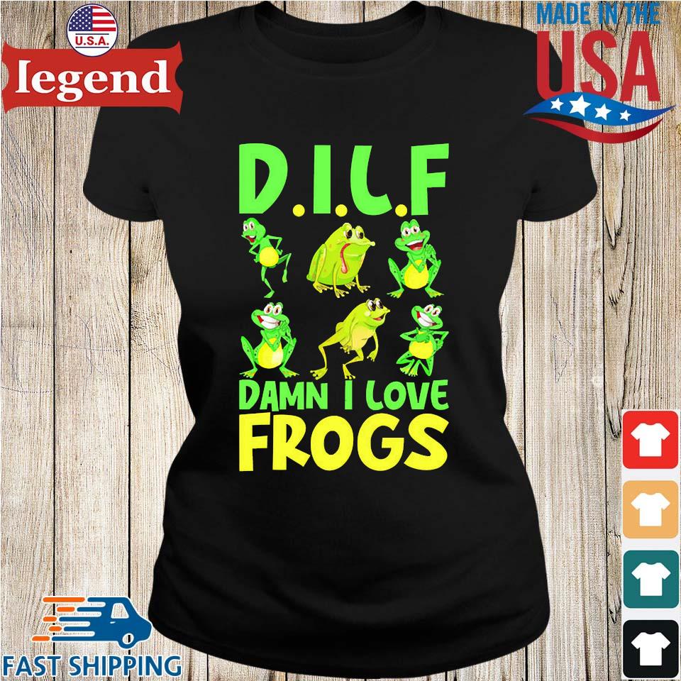 Official Dilf Damn I Love Frogs T-shirt,Sweater, Hoodie, And Long Sleeved,  Ladies, Tank Top