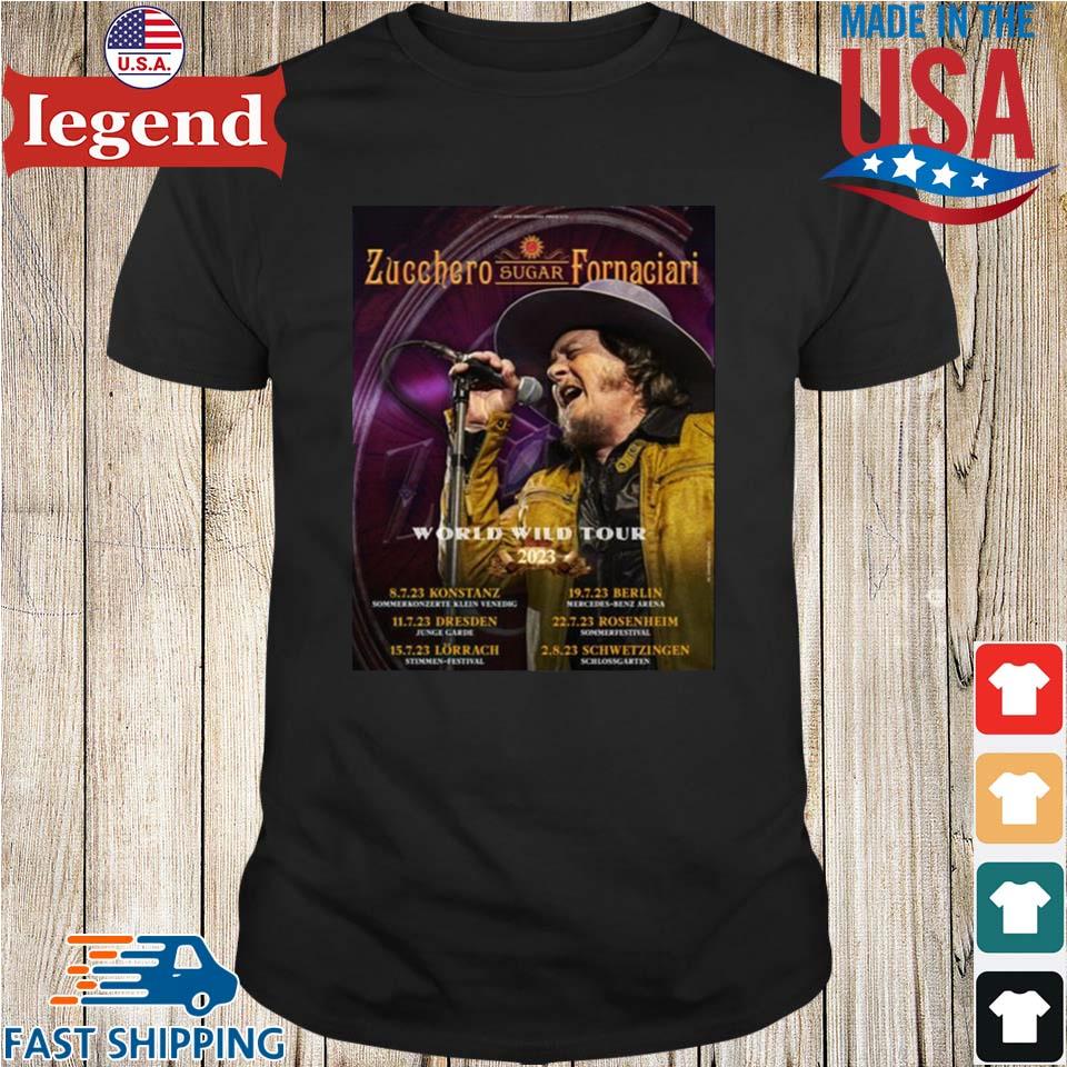 Zucchero Sugar Fornaciari World Wild Tour 2023 Personalized