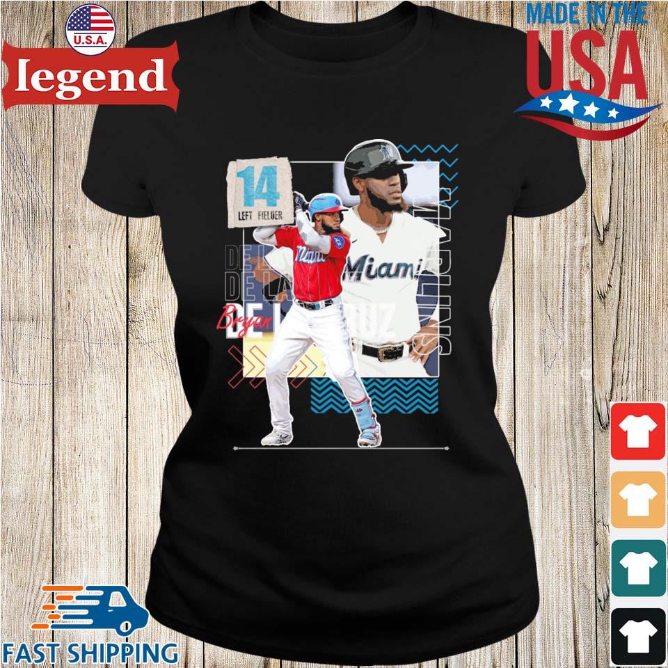 Original Bryan De La Cruz Baseball Marlins 6 T-shirt,Sweater, Hoodie, And  Long Sleeved, Ladies, Tank Top