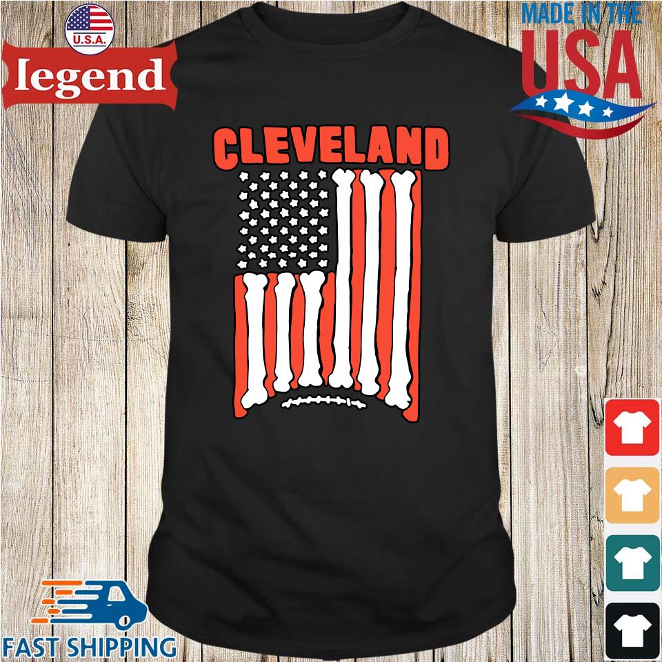 Personalized Cleveland Browns Stand For The The Flag Baseball Jersey - T- shirts Low Price