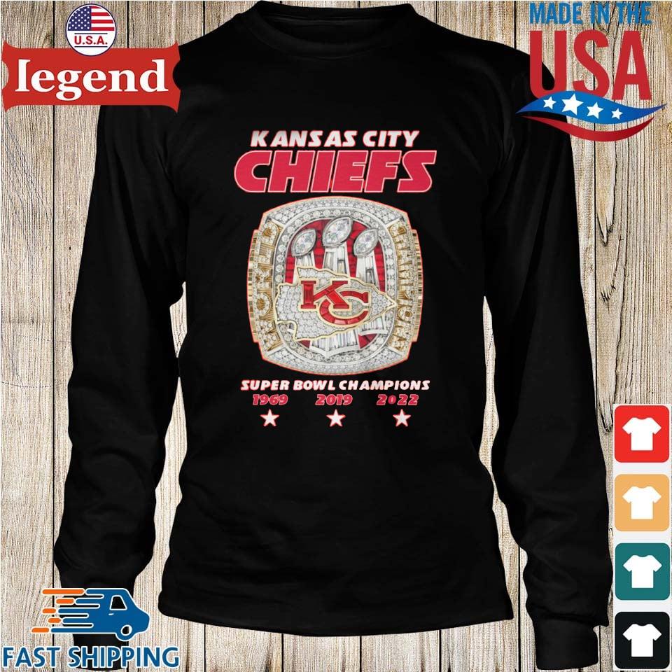 Official kansas City Chiefs Super Bowl Champions 1969 And 2019 And 2022 T- Shirt, hoodie, sweater, long sleeve and tank top