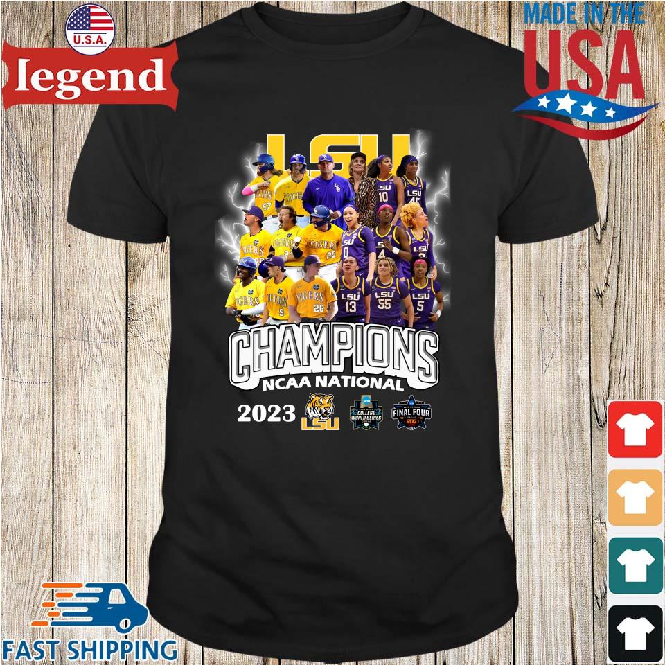 Original LSU Tigers Men's and Women's Champions Basketball vs Baseball 2023  shirt, hoodie, longsleeve, sweatshirt, v-neck tee