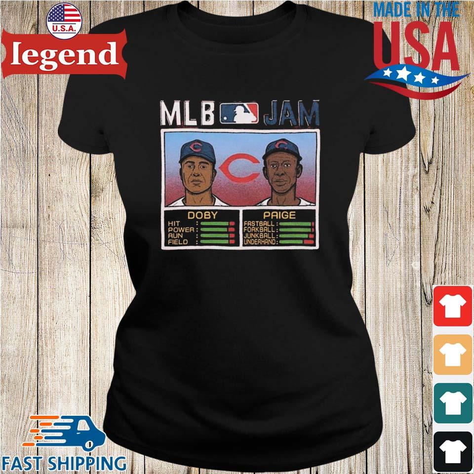 Original Mlb Jam Cleveland Larry Doby And Satchel Paige T-shirt