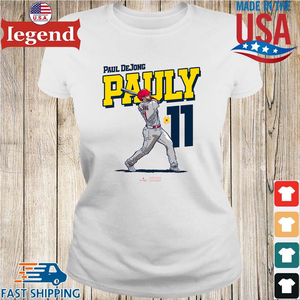 Original Paul DeJong Pauly #11 St. Louis Cardinals T-shirt,Sweater, Hoodie,  And Long Sleeved, Ladies, Tank Top