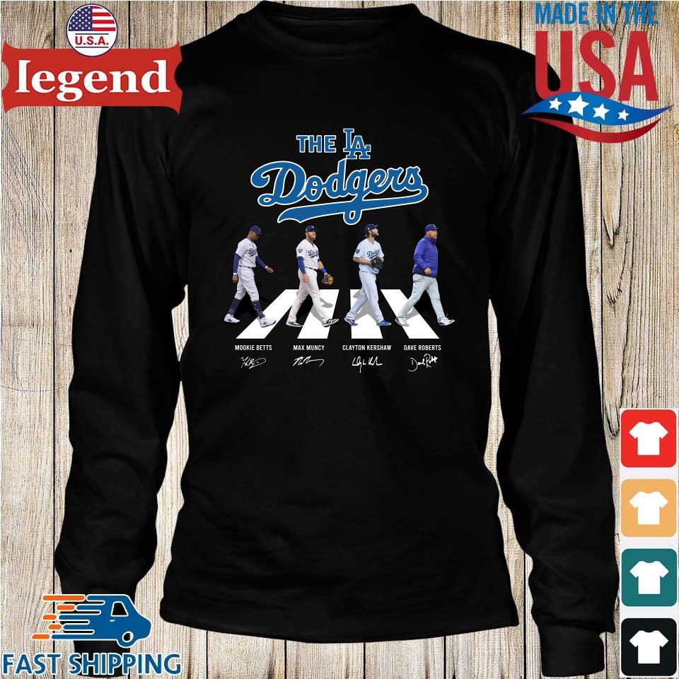 Original The Los Angeles Dodgers Baseball Abbey Road Signatures T-shirt,Sweater,  Hoodie, And Long Sleeved, Ladies, Tank Top