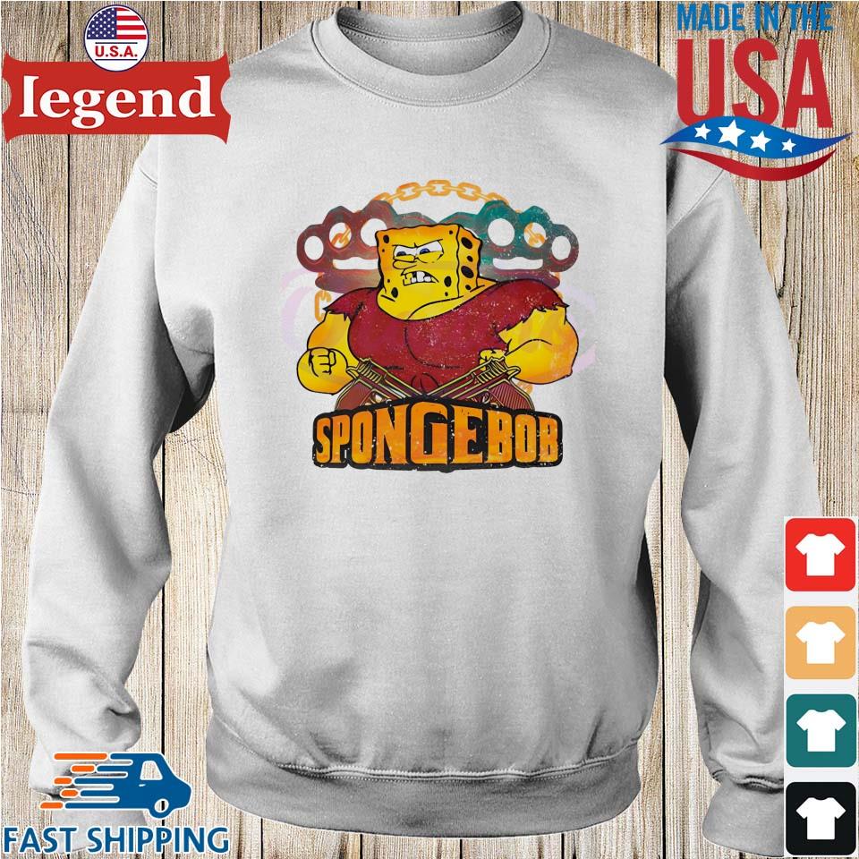 Parody Spongebob Gangster 2023 T shirt Sweater Hoodie And Long