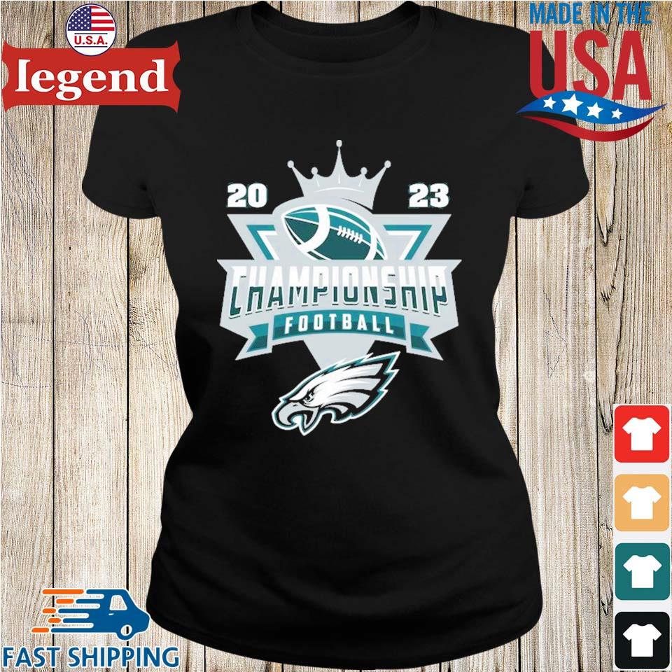 Philadelphia Eagles Football Nfl 2023 Championship Crown Logo T-shirt,Sweater,  Hoodie, And Long Sleeved, Ladies, Tank Top