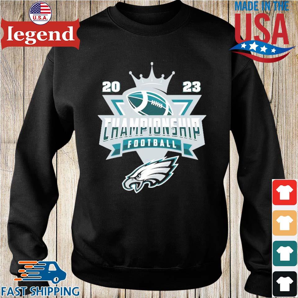 Philadelphia Eagles Football Nfl 2023 Championship Crown Logo T-shirt,Sweater,  Hoodie, And Long Sleeved, Ladies, Tank Top