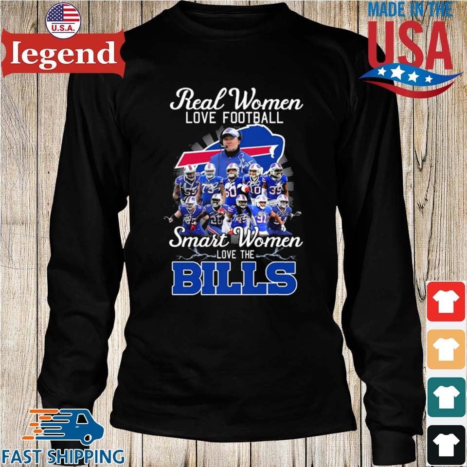 Real women love football smart women love the Bills heart logo shirt, hoodie,  sweater, long sleeve and tank top