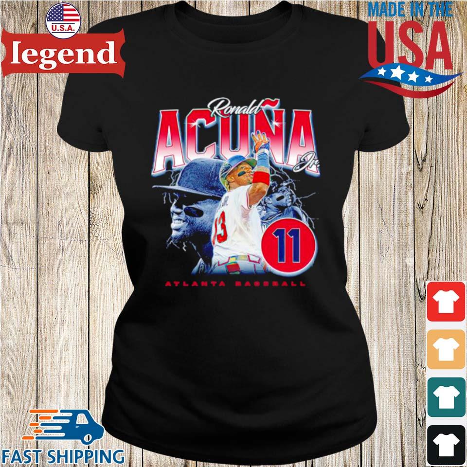 Ronald Acua Jr. Atlanta Baseball Lightning Shirt