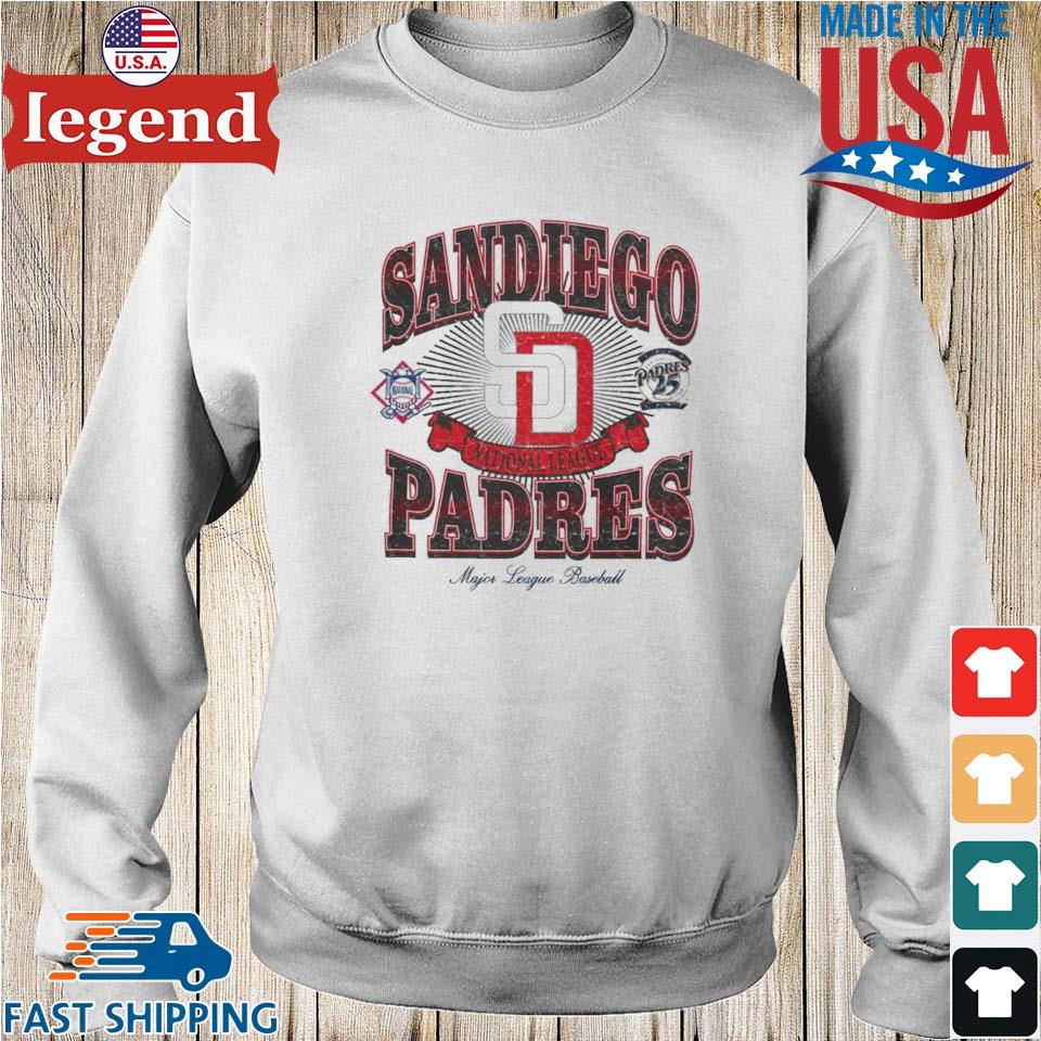 San Diego Padres New Era Mlb Cooperstown Gradient Arch Shirt