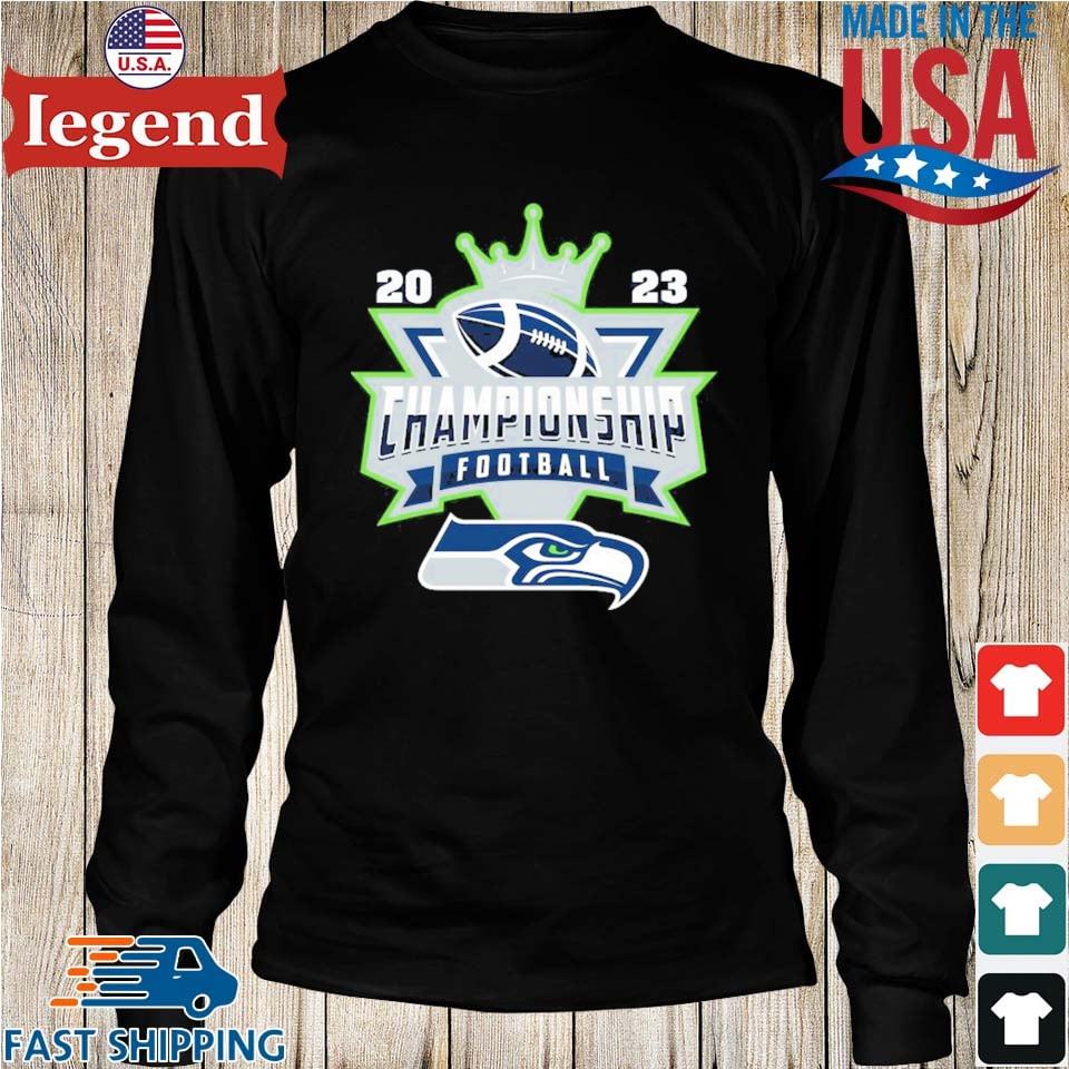 Seattle Seahawks 2023 Championship Football NFL logo T-shirt, hoodie,  sweater, long sleeve and tank top