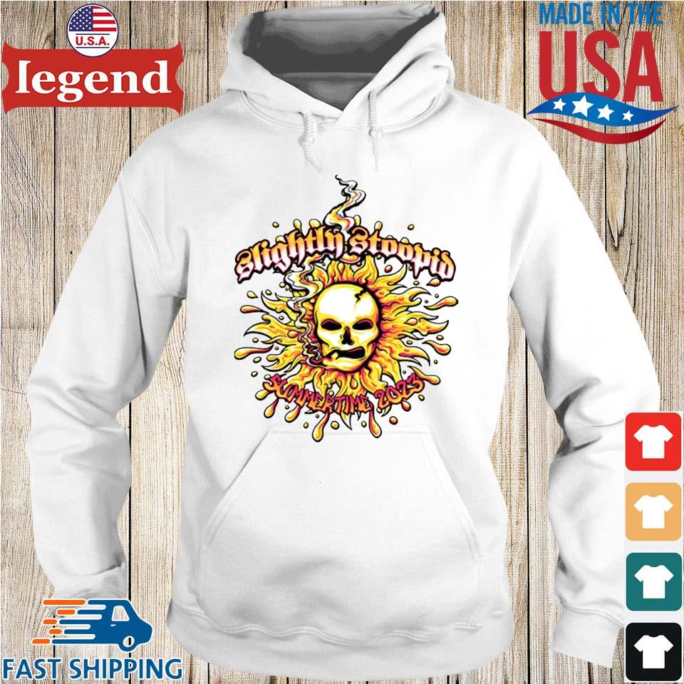 Slightly Stoopid Skull Summer Time 2023 Tour T-shirt,Sweater, Hoodie, And  Long Sleeved, Ladies, Tank Top