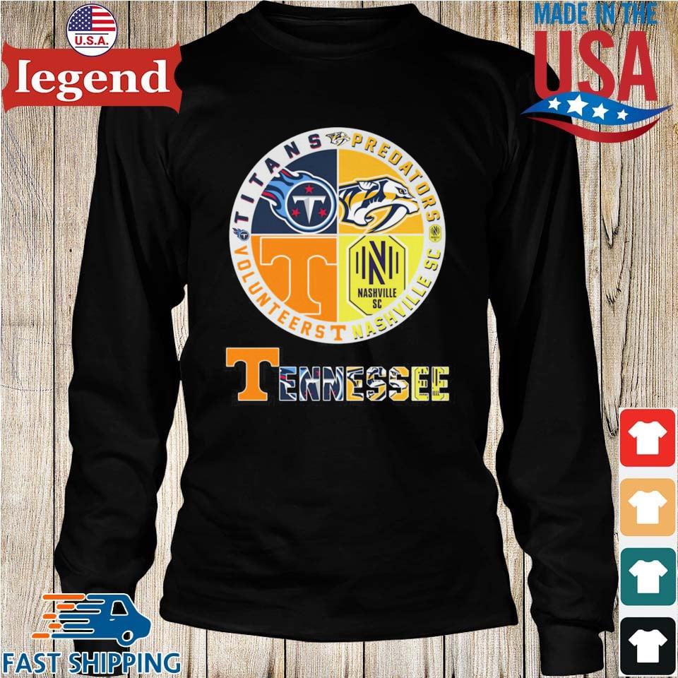 Tennessee volunteers and Tennessee Titans shirt, hoodie, sweater