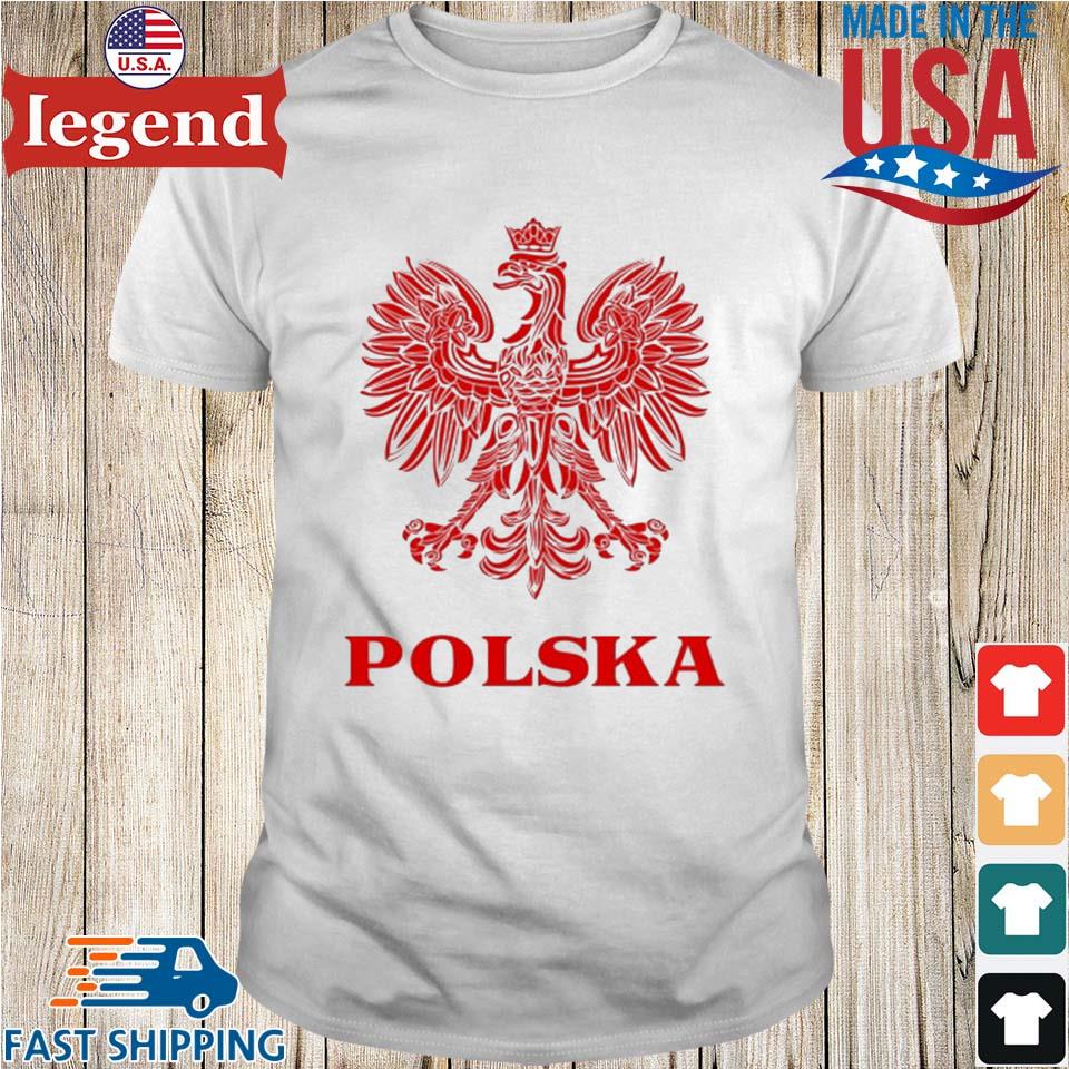 Vintage Style Poland Polish Eagle Flag T-shirt - Wendypremium Store