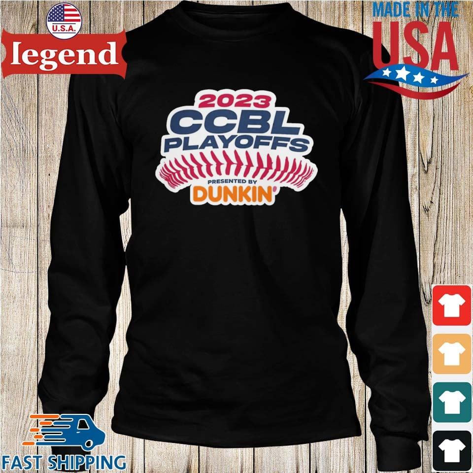 2023 Ccbl Playoff Dunkin Logo T-shirt,Sweater, Hoodie, And Long Sleeved,  Ladies, Tank Top