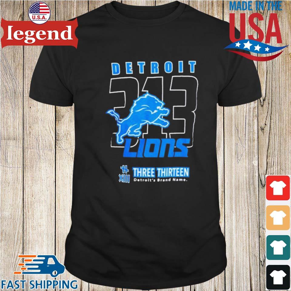 2023 Detroit Lions Three Thirteen Area Code T-shirt,Sweater, Hoodie, And  Long Sleeved, Ladies, Tank Top