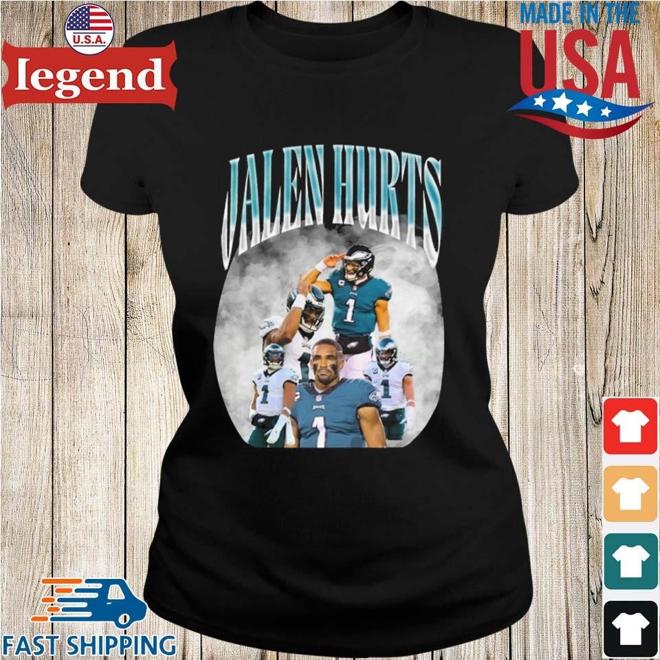 90s Vintage Inspired Jalen Hurts Eagles Hurts So Good 2023 T-shirt,Sweater,  Hoodie, And Long Sleeved, Ladies, Tank Top