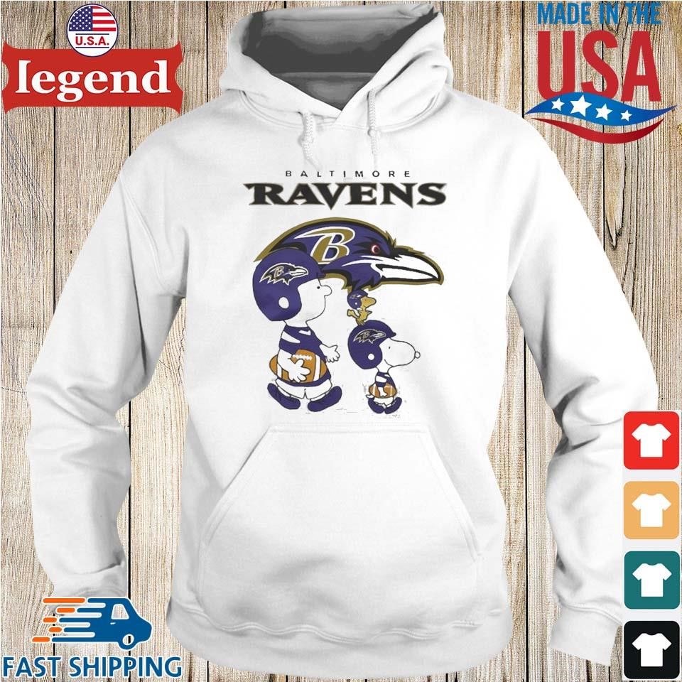 Baltimore Ravens Peanuts Snoopy Charlie Brown And Woodstock T-shirt,Sweater,  Hoodie, And Long Sleeved, Ladies, Tank Top