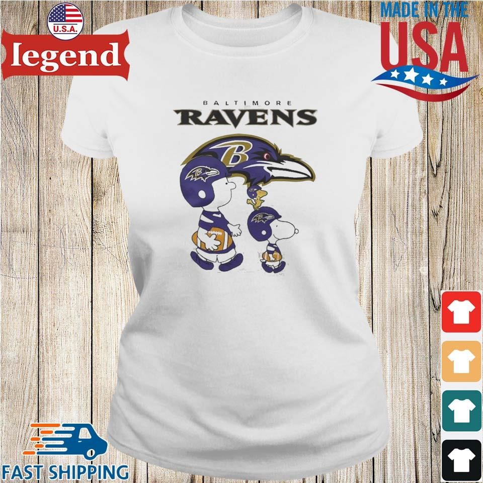 Baltimore Ravens Peanuts Snoopy Charlie Brown And Woodstock T-shirt,Sweater,  Hoodie, And Long Sleeved, Ladies, Tank Top