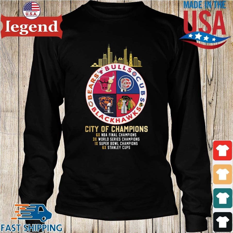 Chicago bulls 6 time nba world champions shirt, hoodie, sweater, long  sleeve and tank top
