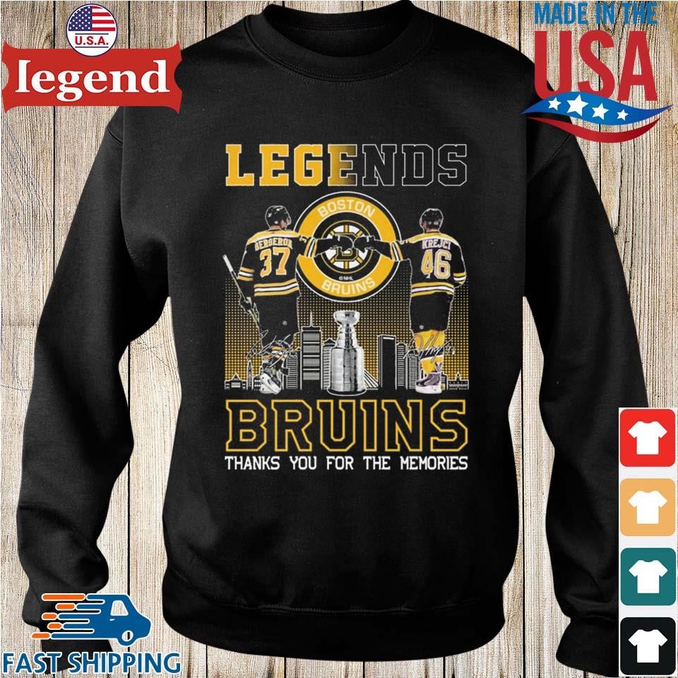 Legend Bergeron And Krejci Boston Bruins Thank You For The