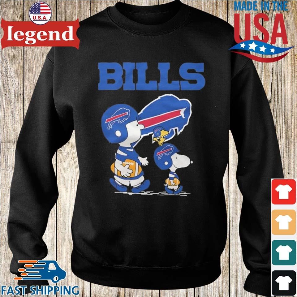 Funny Charlie Brown and Woodstock Buffalo Bills tee shirt,Sweater, Hoodie,  And Long Sleeved, Ladies, Tank Top