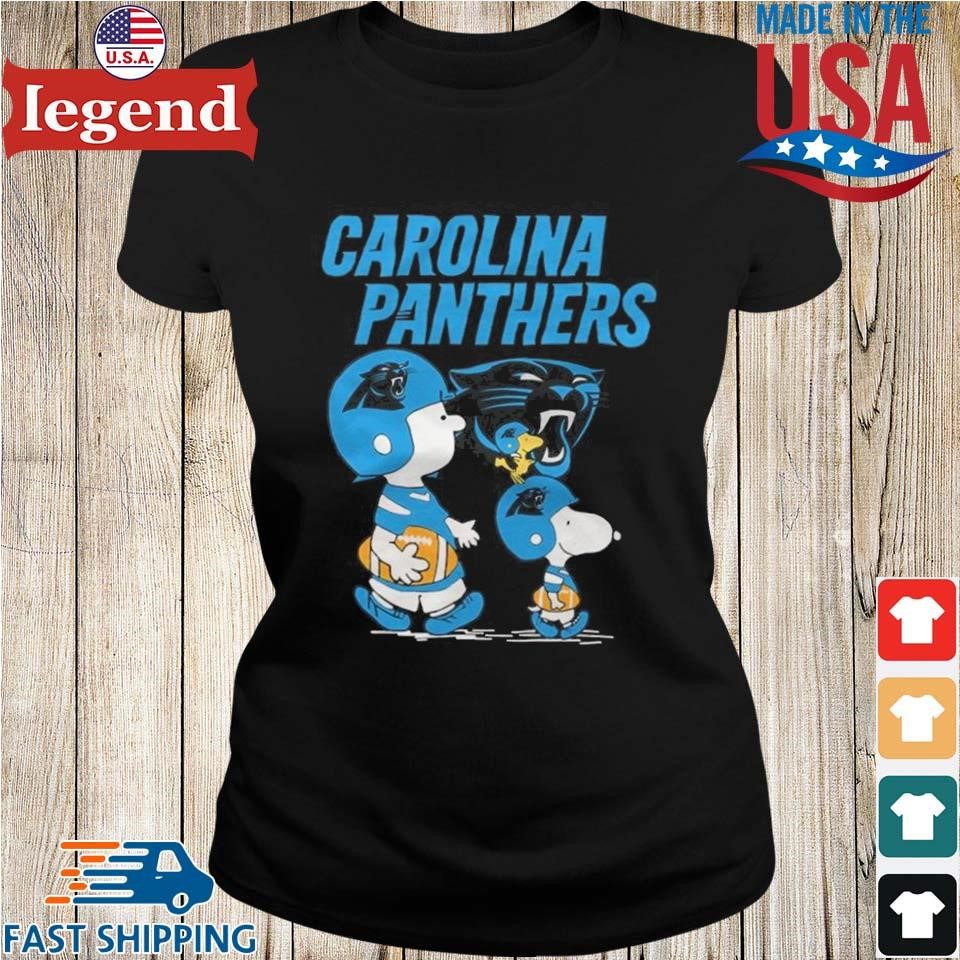 Carolina Panthers Peanuts Snoopy Charlie Brown And Woodstock T-shirt,Sweater,  Hoodie, And Long Sleeved, Ladies, Tank Top