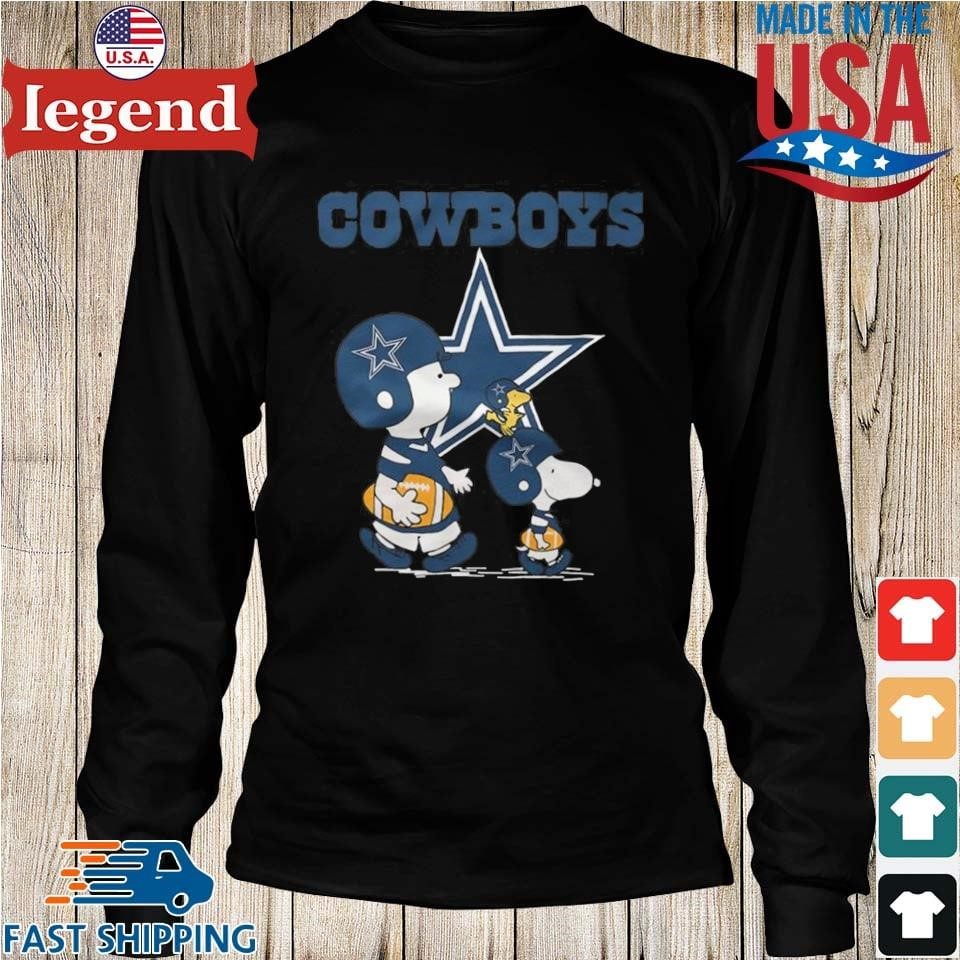 Snoopy Charlie Brown Happy Dallas Cowboys Shirt - High-Quality Printed Brand