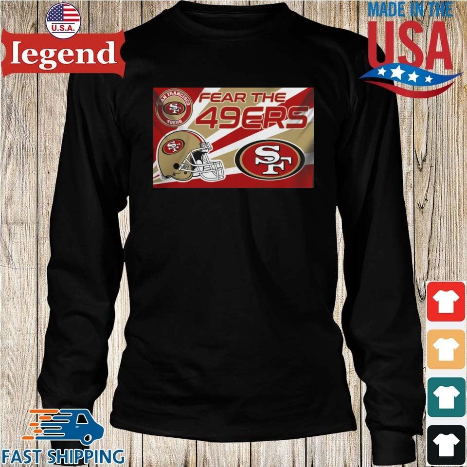 Nike Black San Francisco 49ers Team Slogan Long Sleeve T-shirt for Men