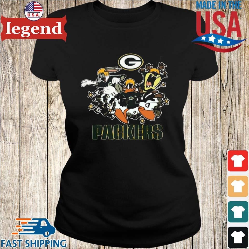 Green Bay Packers Football Looney Tunes Shirt - High-Quality Printed Brand