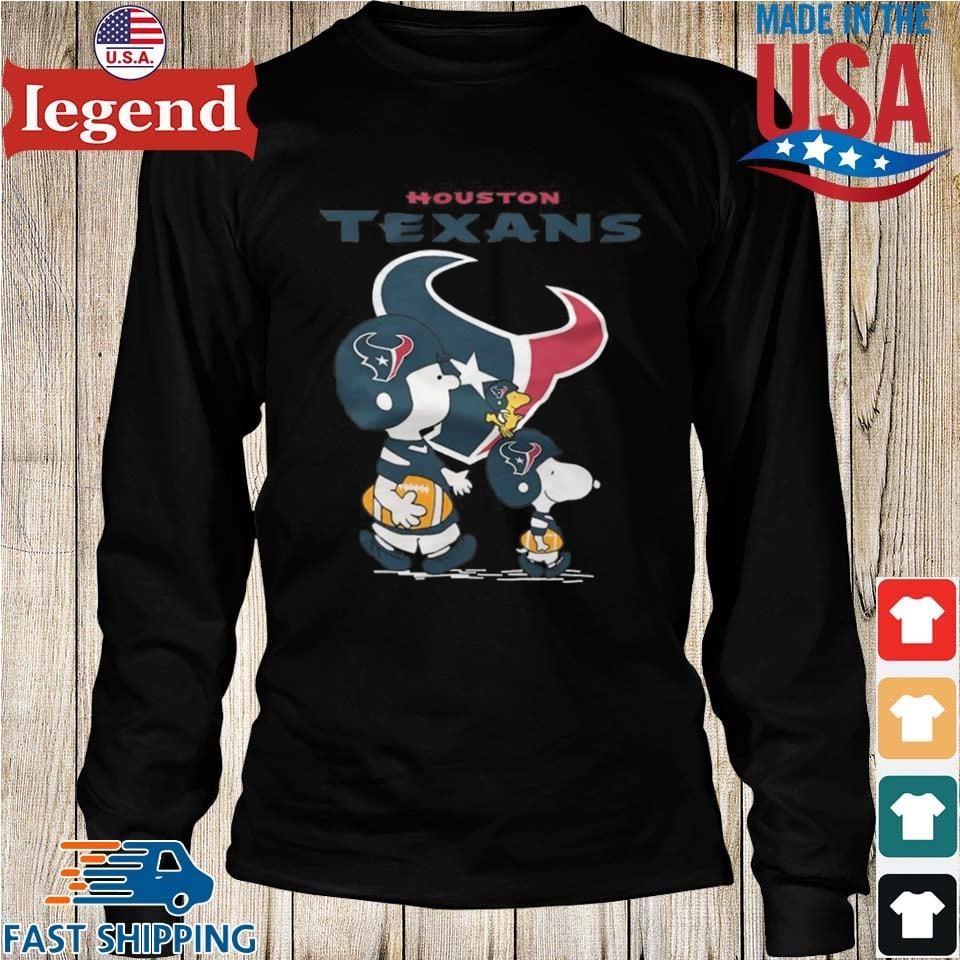 Snoopy peace love Houston Texans shirt, hoodie, sweater and v-neck t-shirt