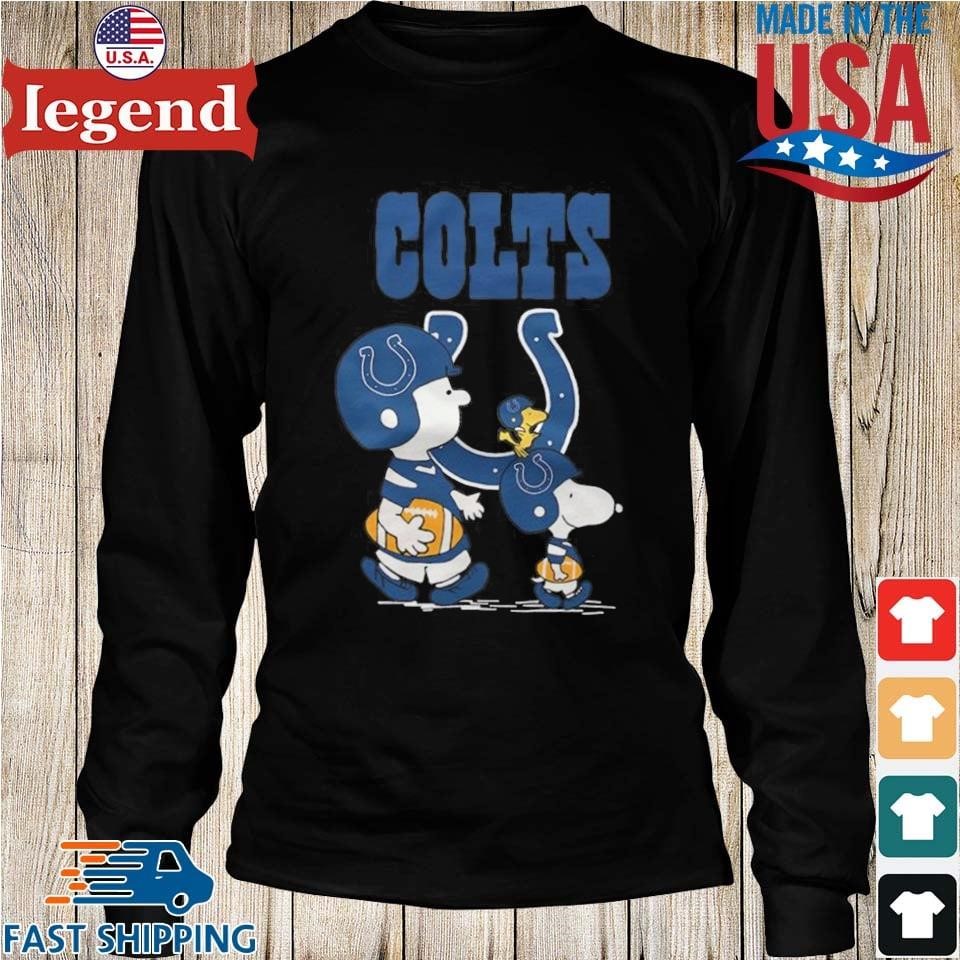 Snoopy And Woodstock Merry Indianapolis Colts Christmas T-Shirt