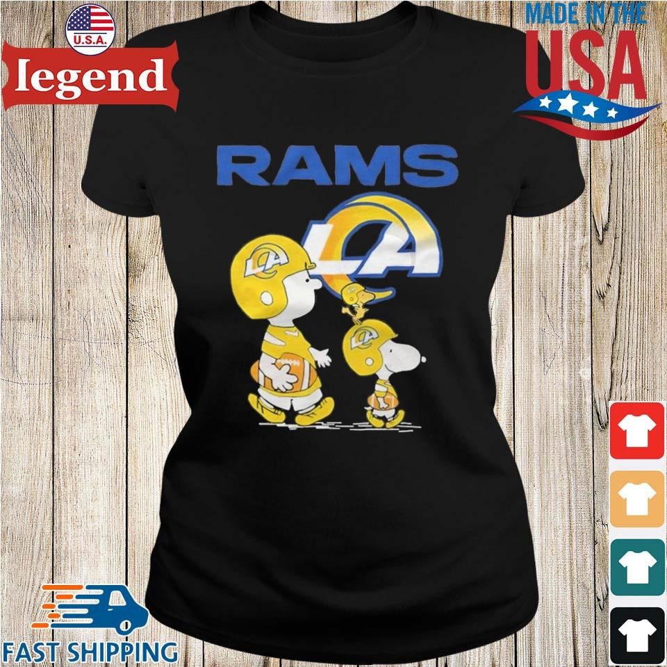 Los Angeles Rams Snoopy and Charlie Brown with Woodstock cartoon T-shirt,  hoodie, sweater, long sleeve and tank top