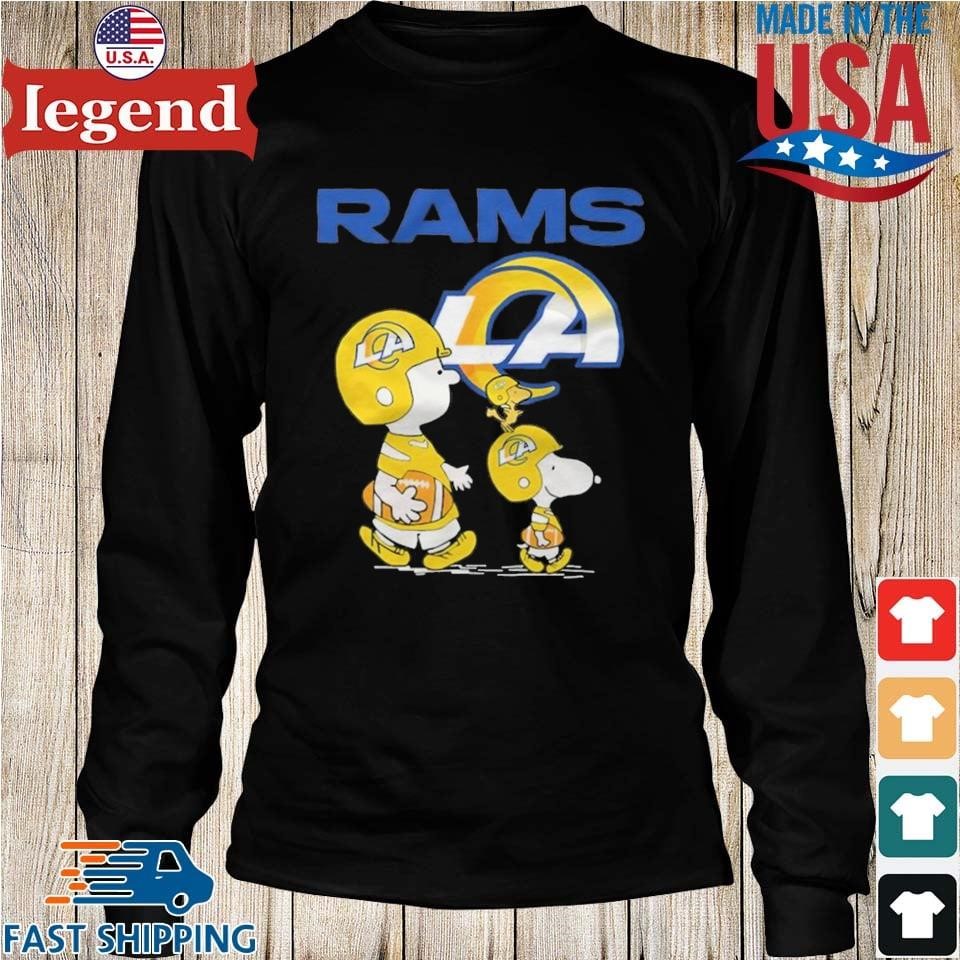 Los Angeles Rams Snoopy and Charlie Brown Peanuts shirt, hoodie