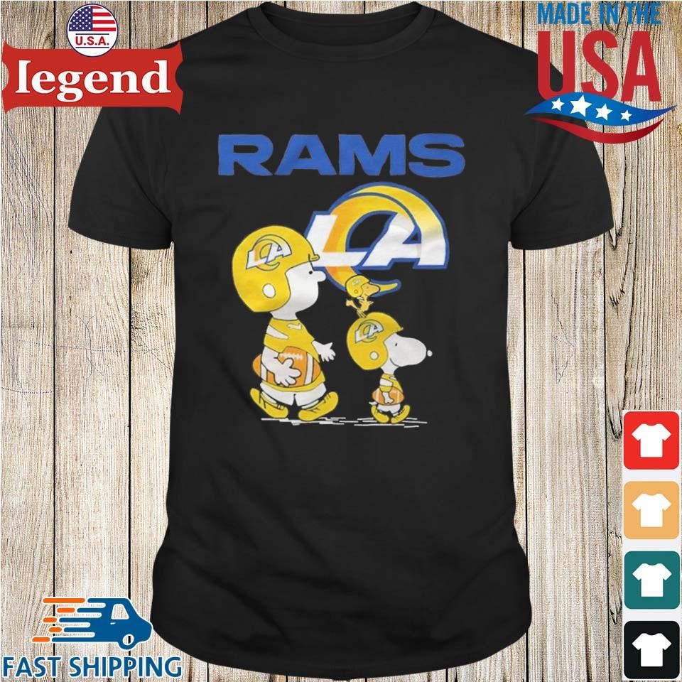 Los Angeles Rams Snoopy and Charlie Brown with Woodstock cartoon T-shirt,  hoodie, sweater, long sleeve and tank top