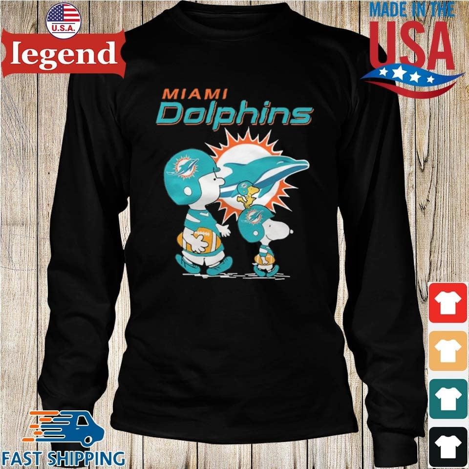 Snoopy miami dolphins shirt, hoodie, sweater, long sleeve and tank top