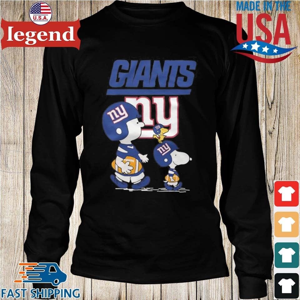 New York Giants Snoopy and Charlie Brown with Woodstock cartoon T-shirt,  hoodie, sweater, long sleeve and tank top