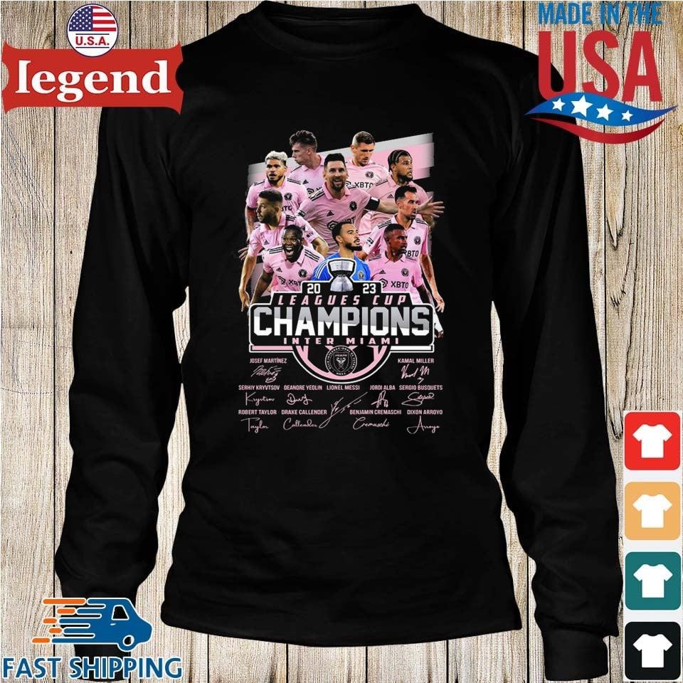 Official inter Miami MLS Leagues Cup Champions 2023 Shirt - Limotees