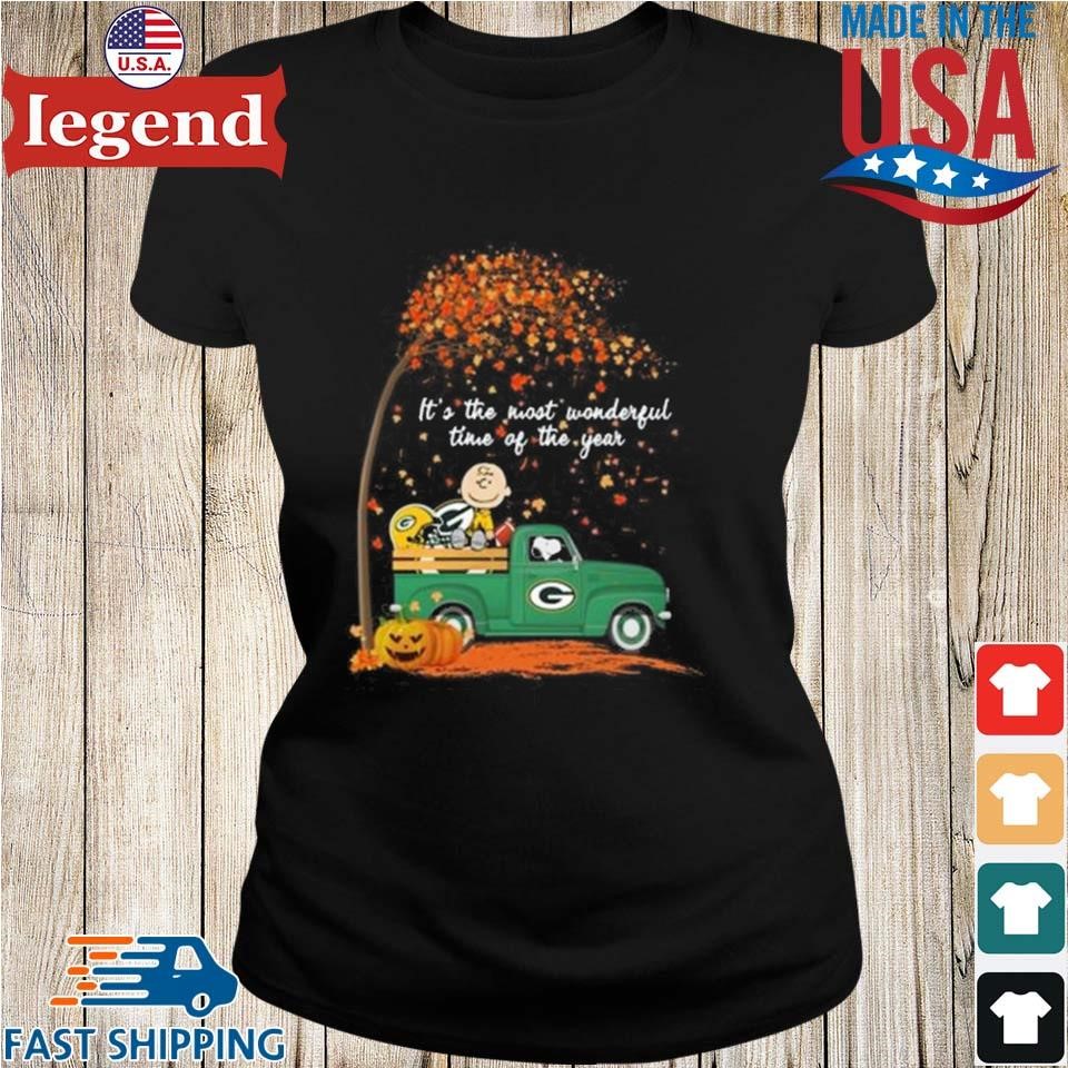 Green Bay Packers In The Most Wonderful Time Of The Year shirt, hoodie,  sweater, long sleeve and tank top