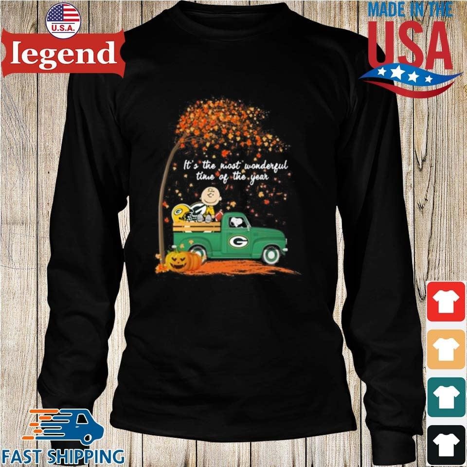 Green Bay Packers In The Most Wonderful Time Of The Year shirt, hoodie,  sweater, long sleeve and tank top