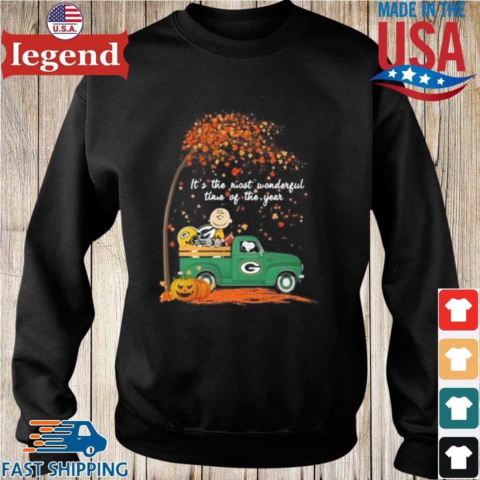 Green Bay Packers In The Most Wonderful Time Of The Year shirt, hoodie,  sweater, long sleeve and tank top