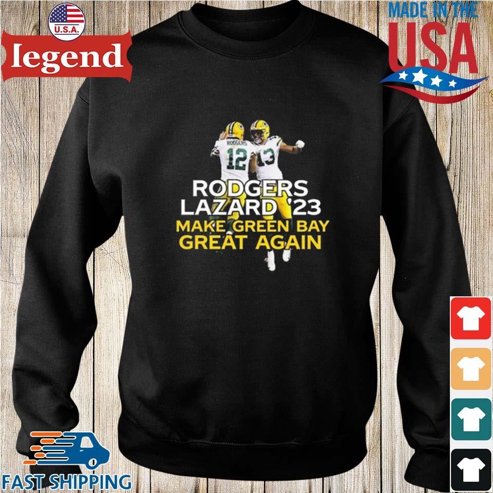 Rodgers Lazard 23 Make Green Bay Packers Great Again shirt, hoodie