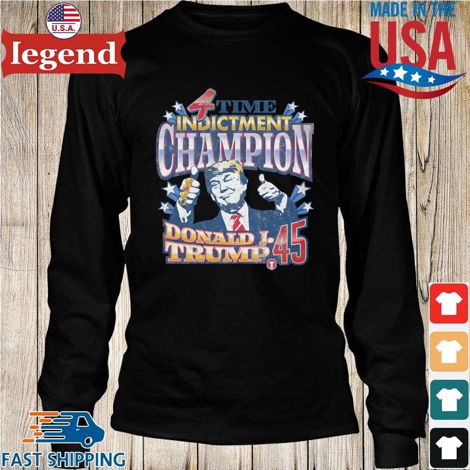 4 Time Indictment Champion T-Shirt Heather Dark Grey / Large