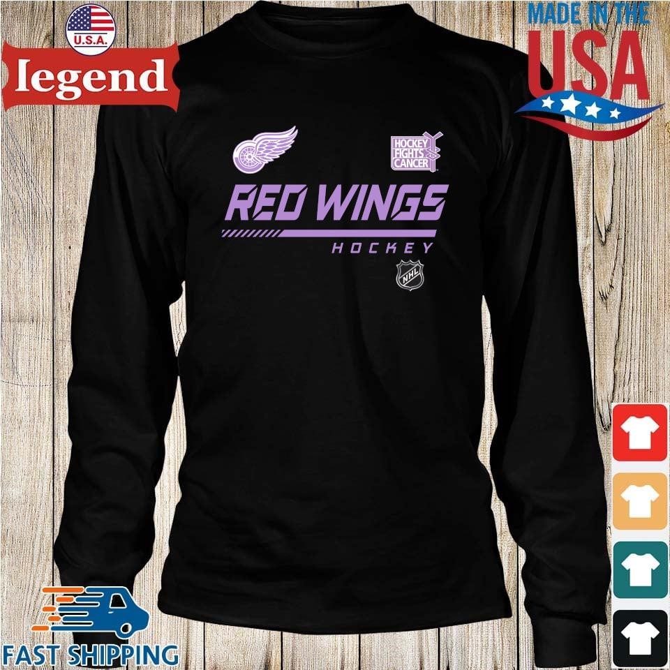 Youth Black Detroit Red Wings Legendary Pullover Hoodie