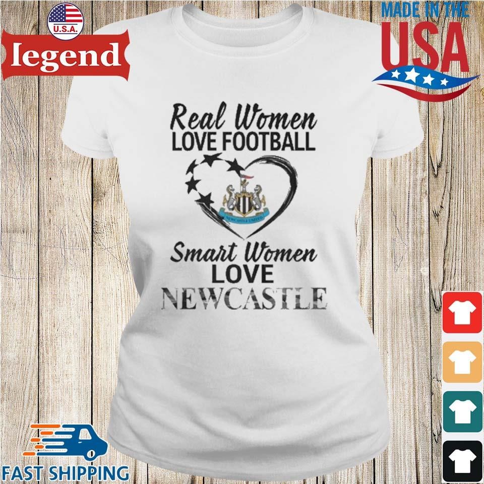 Real women love football smart women love Newcastle FC shirt